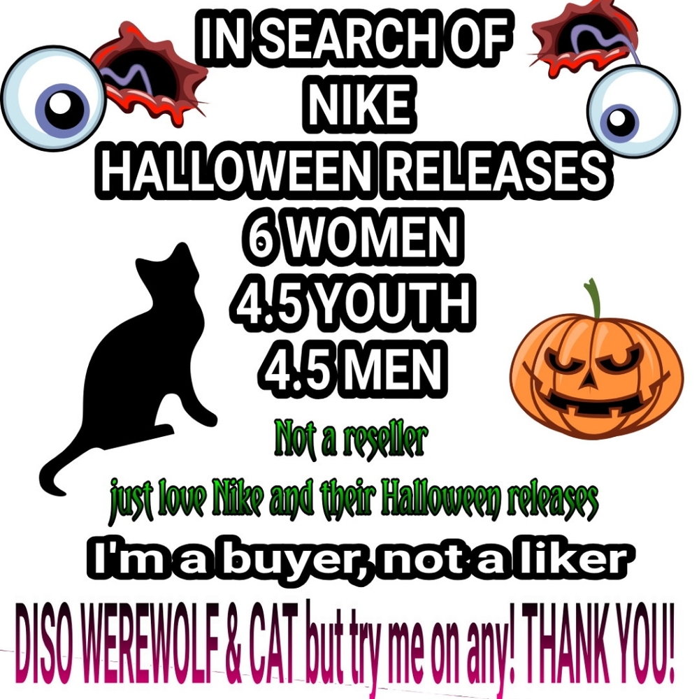 ISO HALLOWEEN NIKES